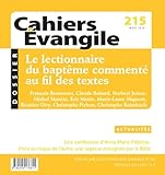 Le lectionnaire du baptême commenté au fil des textes vignette